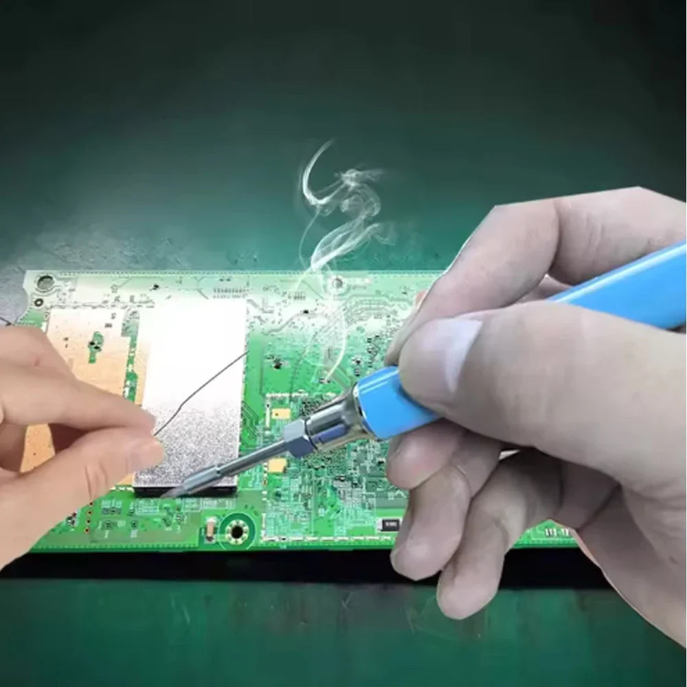 Electric Soldering Iron Pen – 500mAh Battery, LED Display, Adjustable Voltage 510 Thread