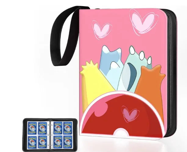 NEW Pokémon Card Album — 400pcs Binder Zipper PU Leather Storage Book for Anime Card Game Collection