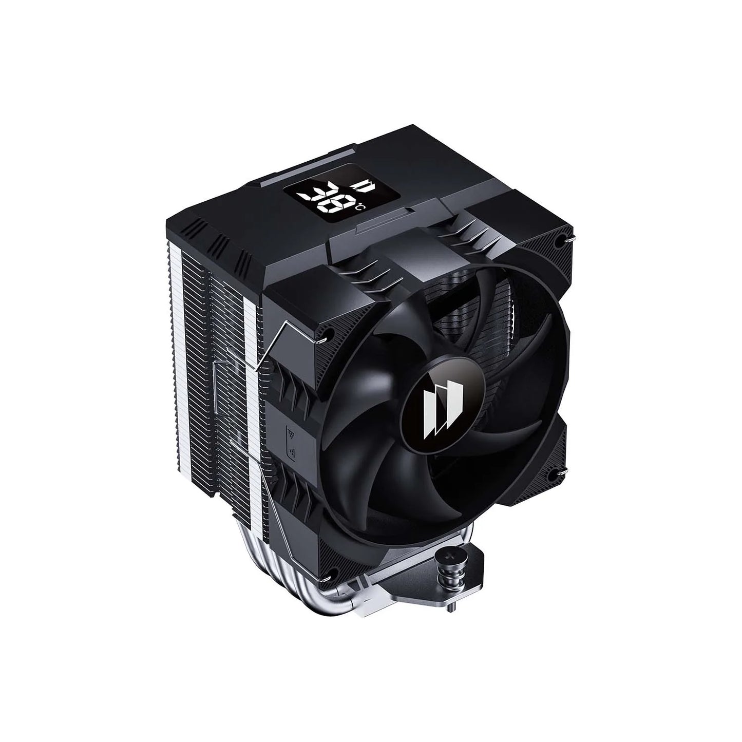 UPSIREN Walrus Assassin 90 CPU Cooler — 4 Heatpipe Air Cooler with 92mm Fan & Digital Display for Intel LGA1700/1200 & AMD AM4/AM5