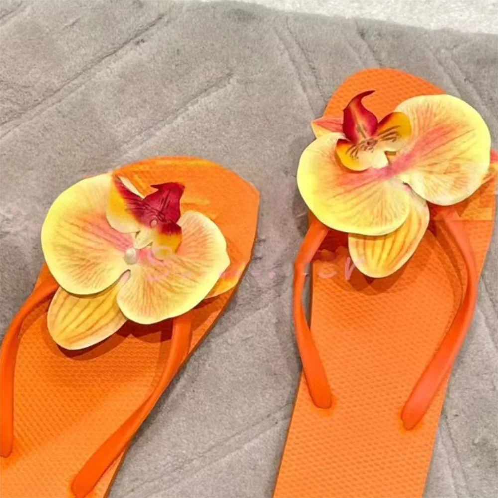 Colorful Thai Fairy Flower Shoe Buckles – Personalized Orchid Simulation Decor for Shoes