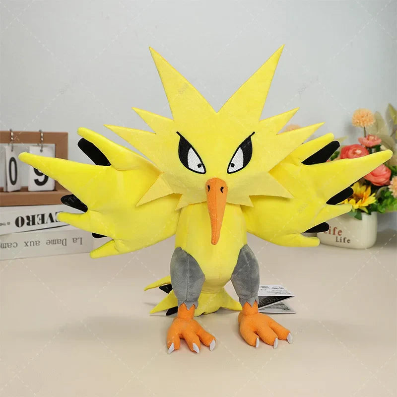Anime Shiny Pokémon Plush Toys — Charizard, Mega Evolution X, Articuno & Lucario Stuffed Dolls Christmas Gift for Kids