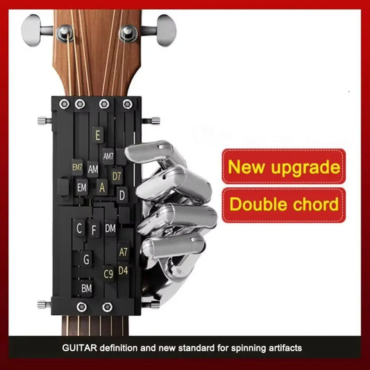 Beginner Guitar Chord Trainer - Portable Chord Learning Tool and Scale Practice Assistant for Guitar Players