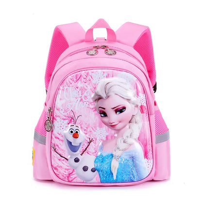 Disney Frozen Elsa Kindergarten Schoolbag - Cartoon Shoulder Bag & Backpack for Boys and Girls, Baby Children Handbag
