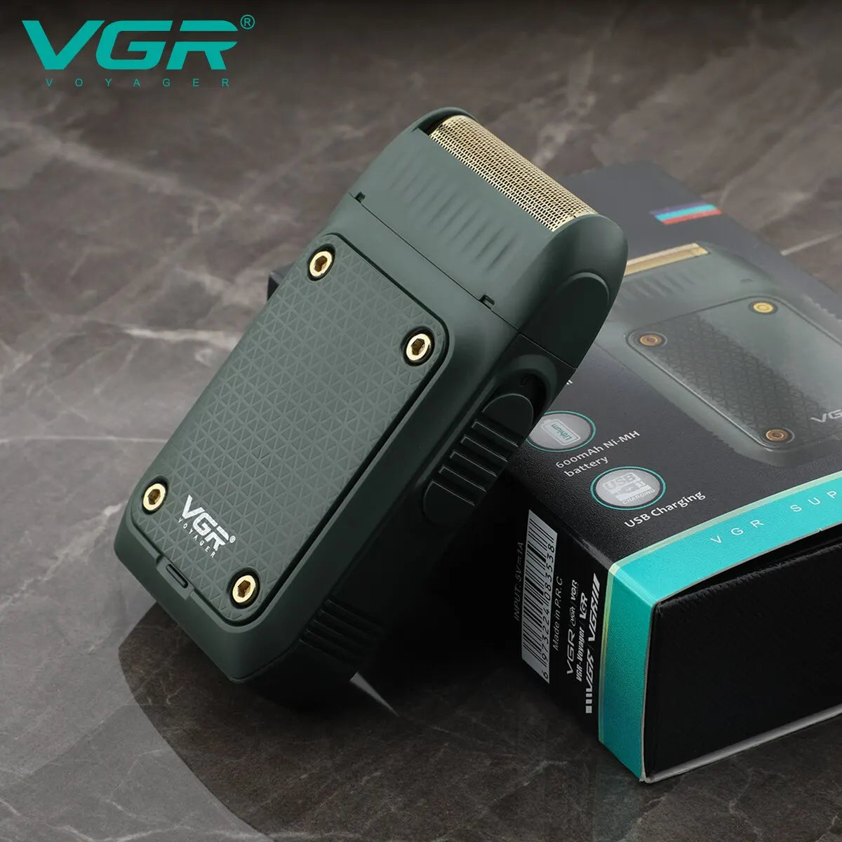 VGR V-353 Electric Shaver – Professional Rechargeable Razor & Portable Beard Trimmer for Men