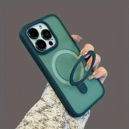 Luxury Magnetic Armor Case — Shockproof Wireless Charging Cover for iPhone 11–17 Pro/Max/Air