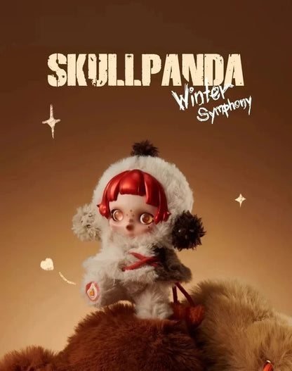 Skullpanda Winter Music Series Blind Box Plush Keychain – Cute Action Figure Toy Gift