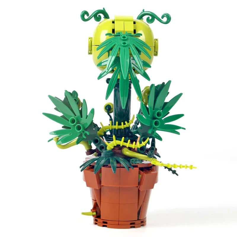 Creative Plants Wars Pea Shooter Building Blocks – Bonsai Plant Model Toy for Kids & Adults