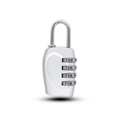 Popular 4-Digit Combination Padlock – 6-Color Anti-Theft Gym Locker & Luggage Safety Lock (Zinc Alloy)