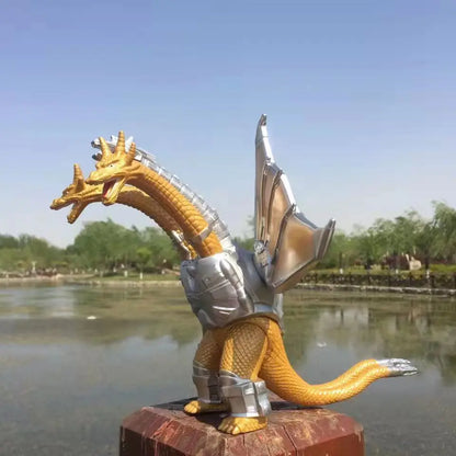 24cm Godzilla King of Monsters Action Figure – Mechanical Red Lotus Planet Collectible Toy, Birthday Gift for Kids