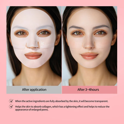 Bio-Collagen Deep Hydrating Hydrogel Mask – Overnight Collagen Mask for Firming & Pore Minimizing
