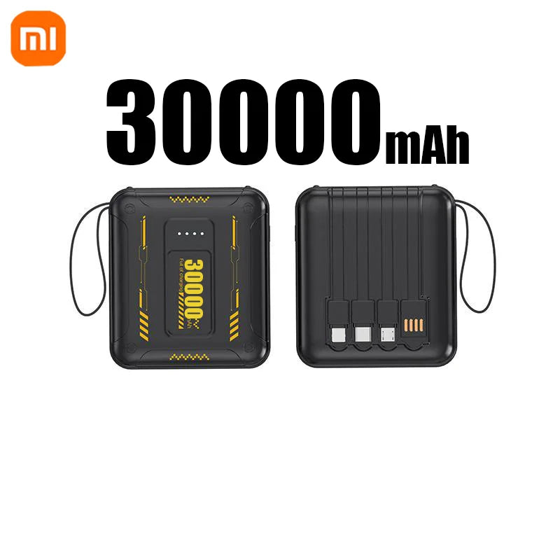 Xiaomi 50000mAh Mini Power Bank – Compact 4-in-1 High Capacity Charger with QC3.0 & PD20W for iPhone