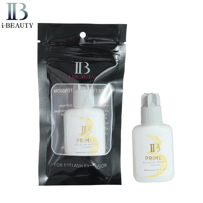 I Beauty Eyelash Extension Glue Primer — Banana Scent Clear Primer 15ml for Professional Use