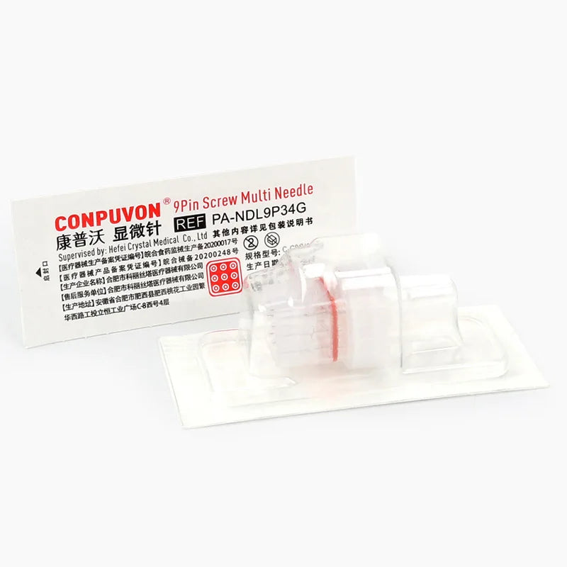 32G/34G Medical Disposable Nine-Needle Head – Pain-Free Ultra-Fine Connection for Beauty Machines