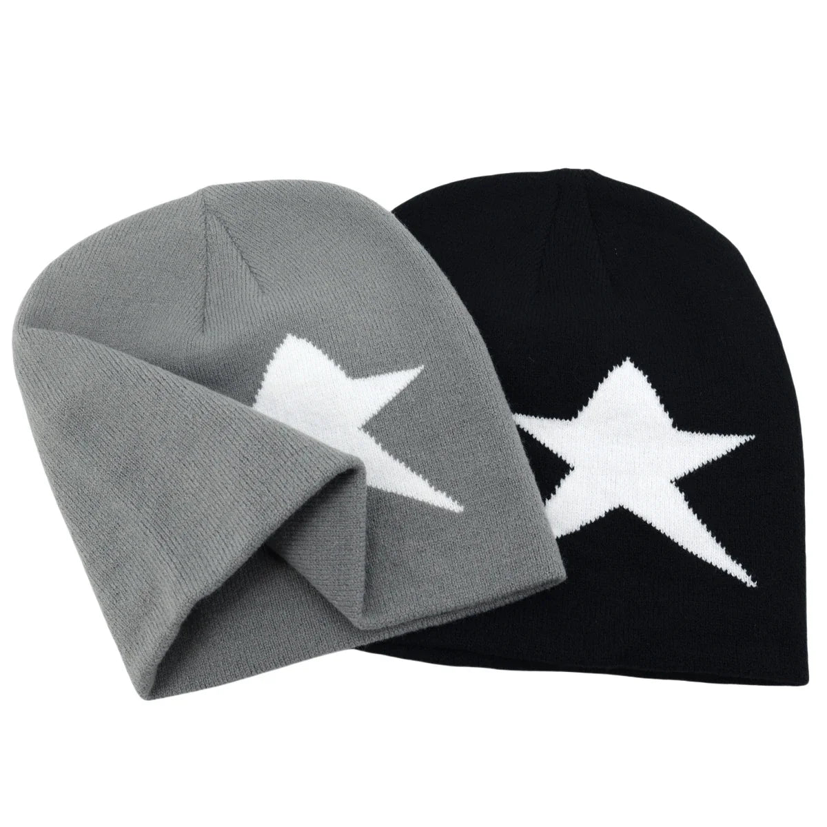 Y2K Letter Knitted Beanie Cap – Unisex Winter Autumn Warm Ski Skullcap, Hip Hop Streetwear Ear Cover Hat for Men & Women