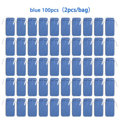 5×9cm Non-Woven Electrode Pads – 2mm Plug for TENS Muscle Stimulator & Acupuncture Machine, Gel Patch Accessories