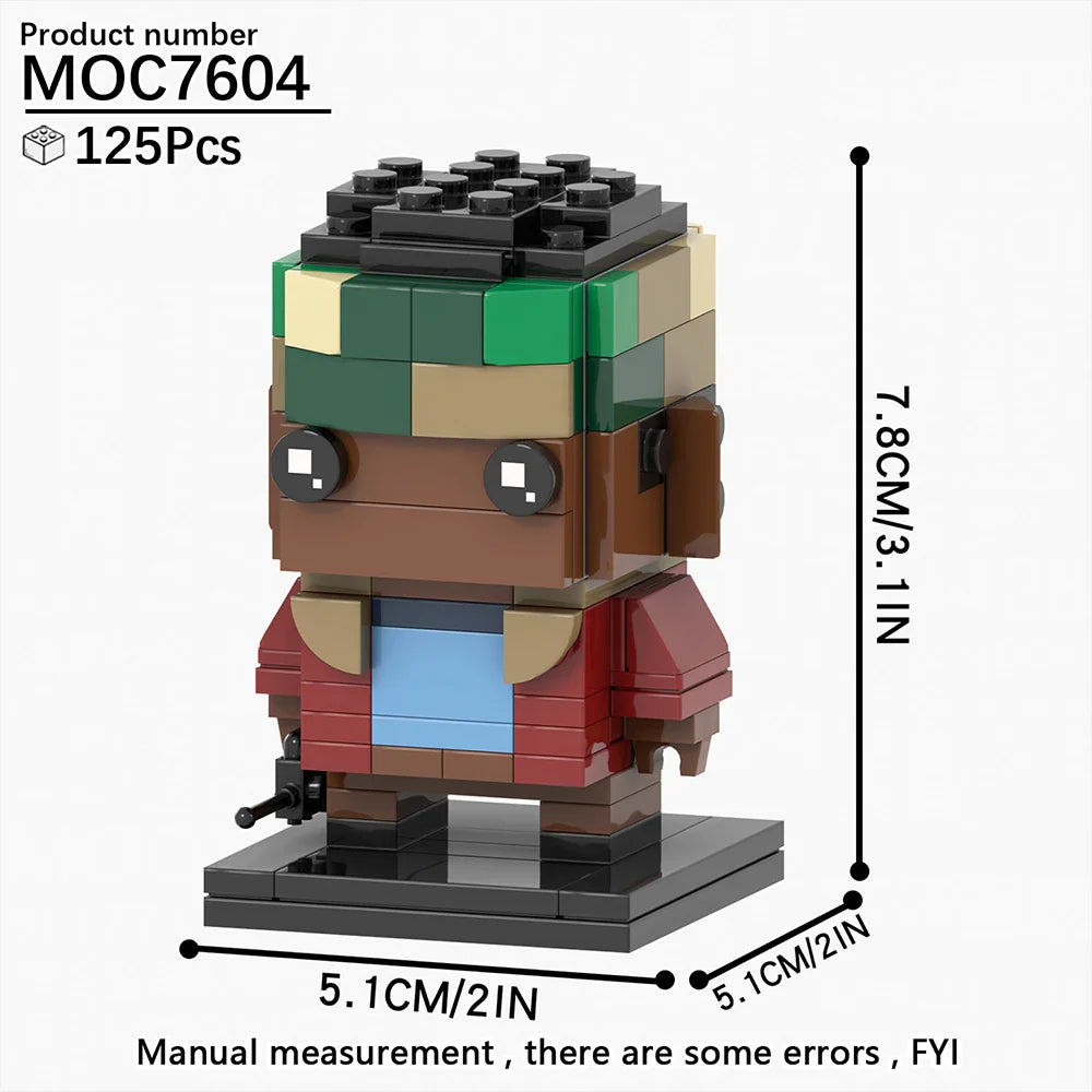 MOOXI Monster Demodog Stranger Things Figure Brickheadz Building Blocks Set – MOC Toy Gift