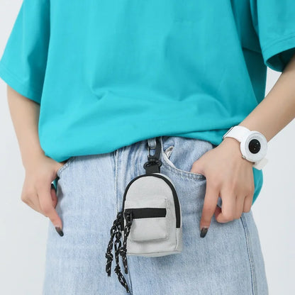 Mini Pendant Bag Key Headset Card Storage Bag - Men's Travel Backpack, Small Chest Bag, Handbag Wallet for Women
