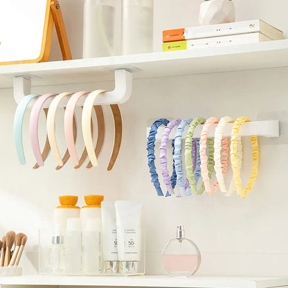 Multifunctional Seamless Hair Loop Storage Rack - Non-Punching, Dormitory Head Rope Hook Organizer