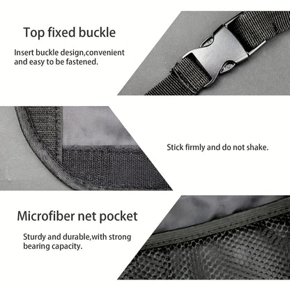 Waterproof Car Seat Back Storage Hanging Bag - SUV Mesh Pocket Organizer for Car Interior
