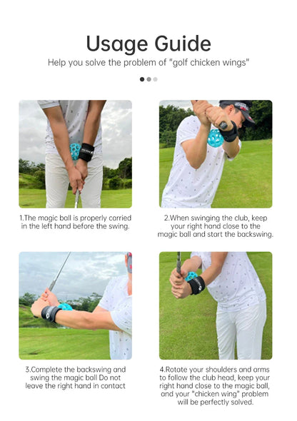 Golf Smart Ball Swing Trainer – Portable Training Aid for Posture Correction & Beginner Practice