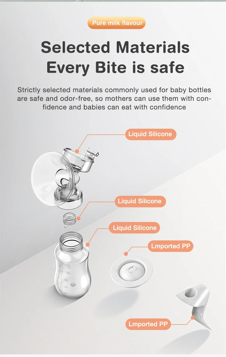 Dr.Isla Manual Breast Pump – BPA-Free Baby Nipple Suction Milk Feeding Bottle for Postpartum Care