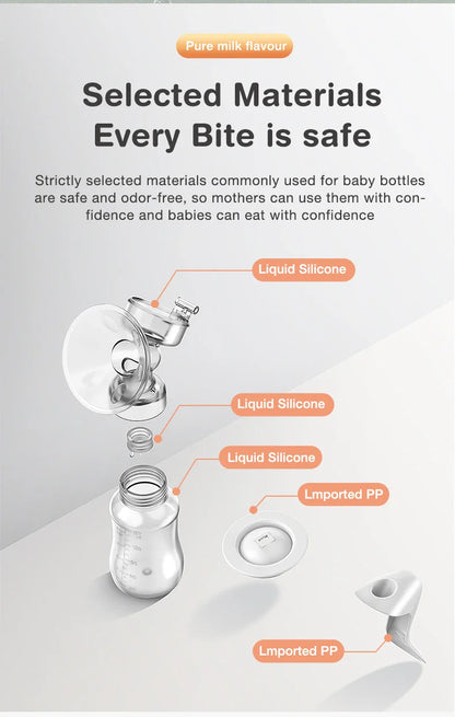 Dr.Isla Manual Breast Pump – BPA-Free Baby Nipple Suction Milk Feeding Bottle for Postpartum Care
