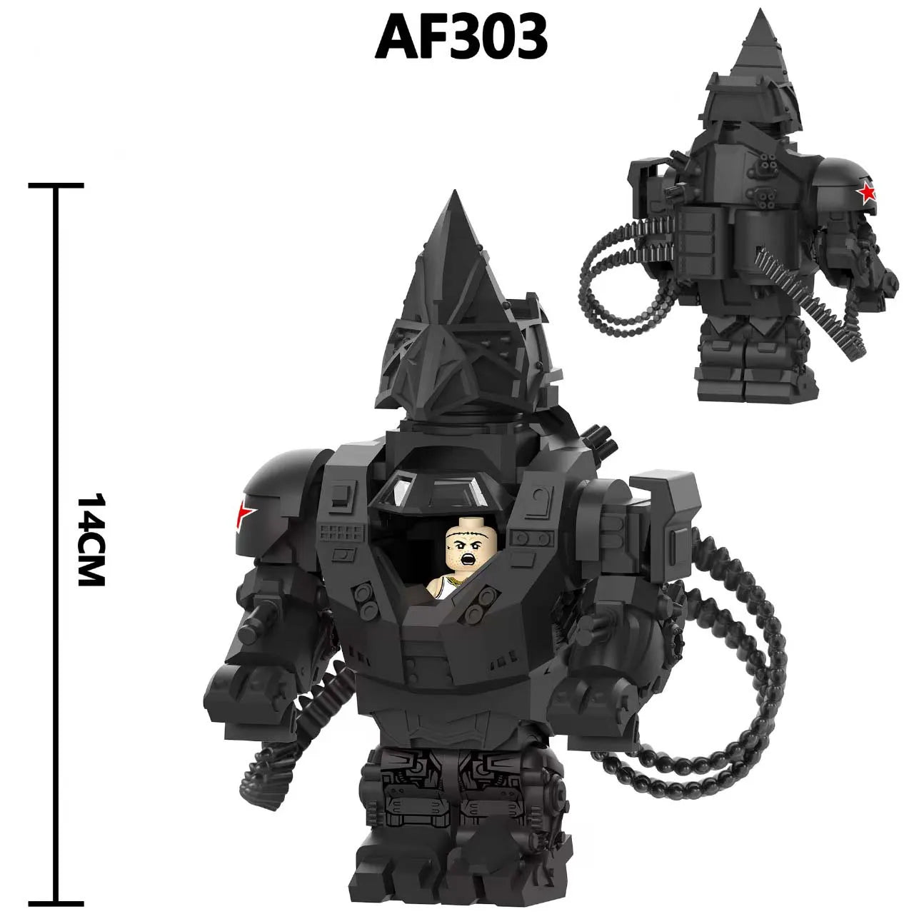 Model Doll Bricks Minifigures Action Figures – Cartoon Character Puzzle Building Blocks Birthday Toy for Kids