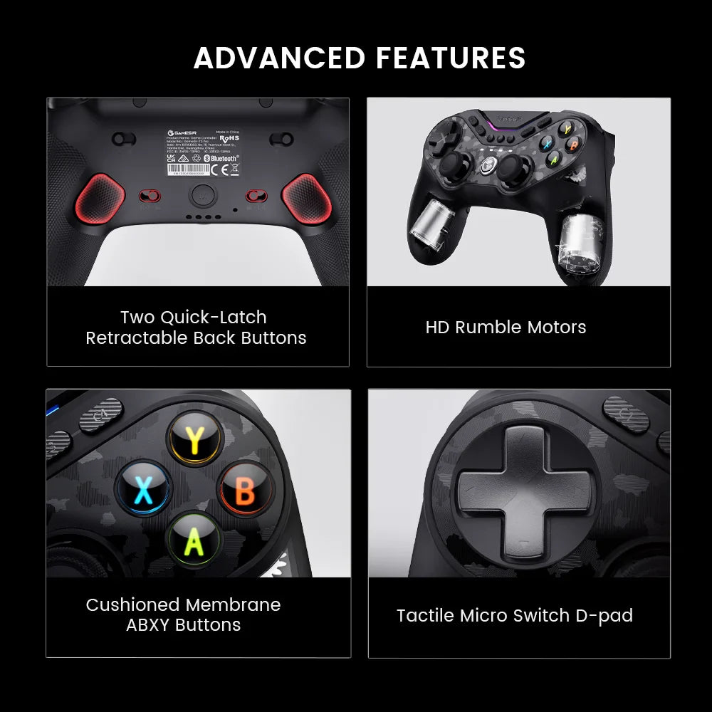 GameSir Tarantula Pro Switch Controller | Hall Effect Gamepad with 9 Programmable Buttons for Nintendo Switch, iPhone & Android