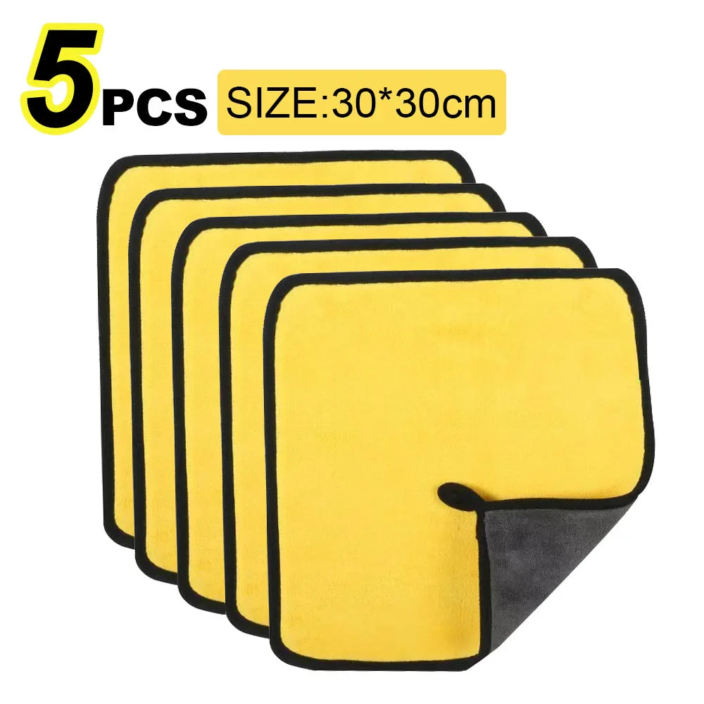 Microfiber Car Wash Towel 30x30/60cm – Ultra Absorbent Car Cleaning & Drying Cloth for Detailing & Car Care Maintenance