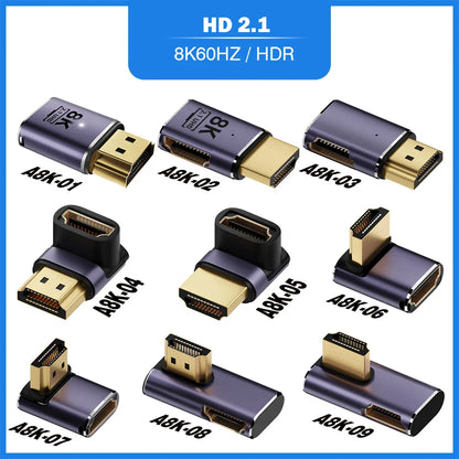 HDMI-Compatible Cable Adapter – Mini/Micro HDMI to HDMI 2.1 Converter, 48Gbps, 8K60Hz, 4K120Hz for PS4, PS5, Laptop, PC, Projector