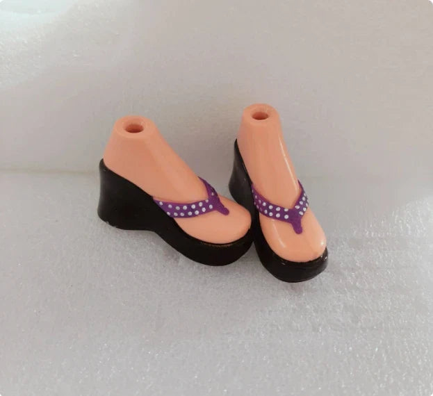 Assorted Doll Shoes Set — Sneakers, High-Heels & Boots Plastic Shoes for Girls’ Doll Accessories