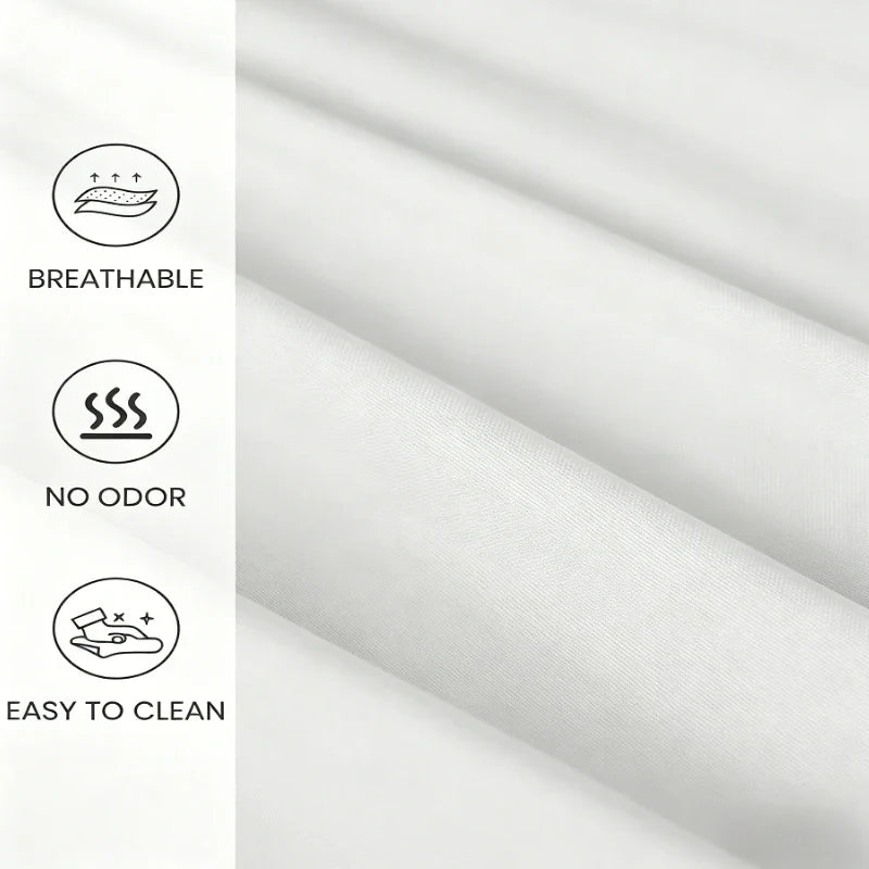 Quilted Waterproof Mattress Protector - Breathable Deep-Fitted Mattress Pad with Anti-Slip & Washable Cover