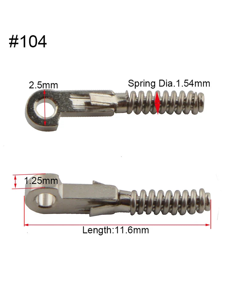 100pcs Glasses Spring Insert Hinges – Eyeglasses Repair & Replacement Accessories