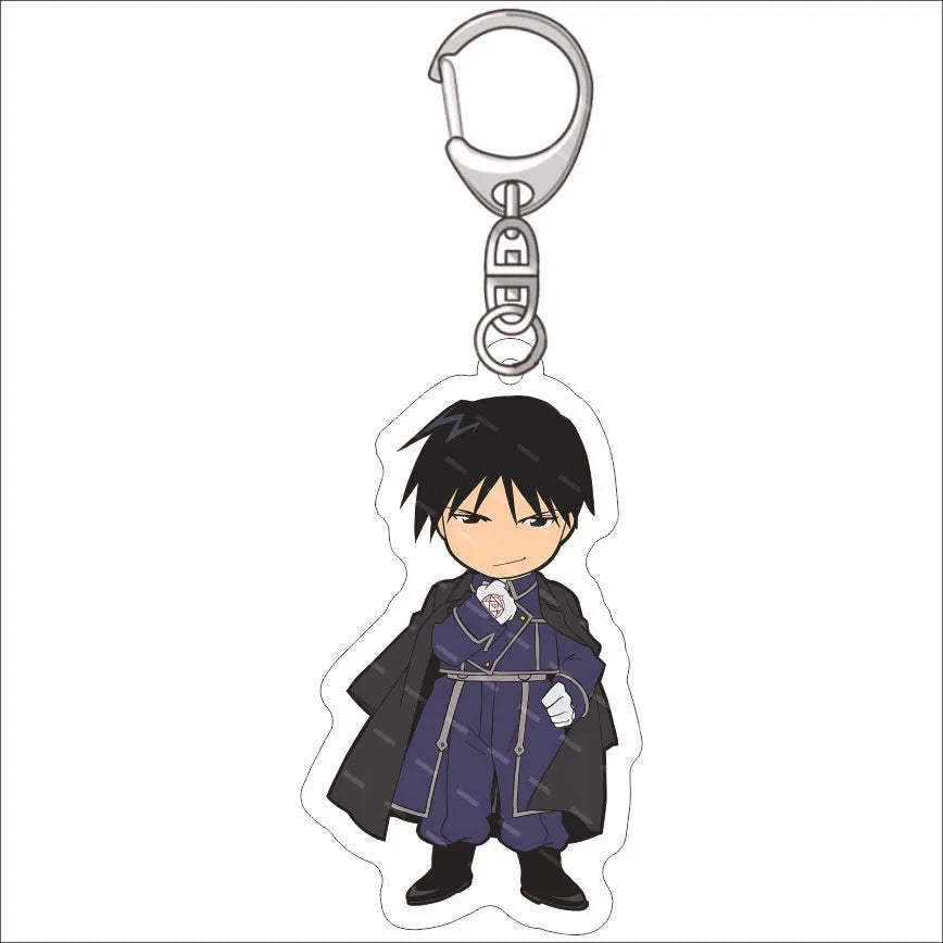 Fullmetal Alchemist Edward Elric Acrylic Keychain – Anime Bag Charm & Creative Gift Keyring