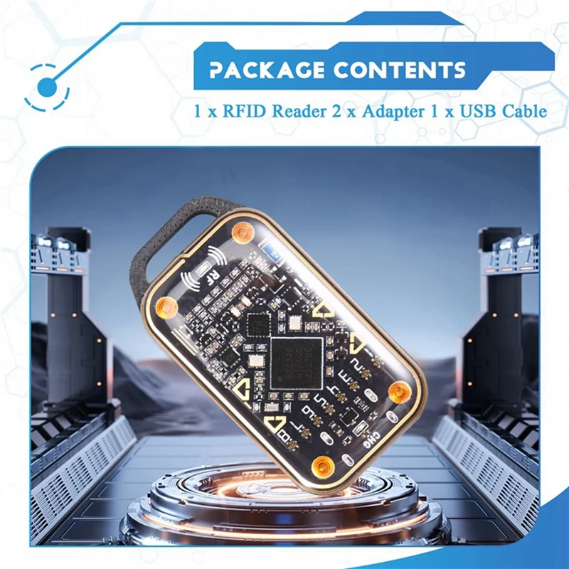 Chameleon Ultra Smart Card Emulator & RFID Key Reader – 125KHz & 13.56MHz NFC Card Duplicator with CUID Keychain