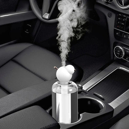 USB Portable Air Humidifier with LED – Silent Aroma Diffuser & Mist Maker for Car, Home, Office, Detachable Design