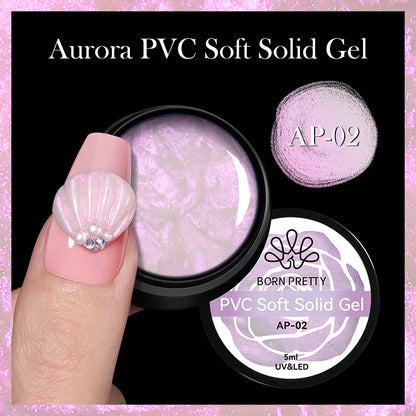 BORN PRETTY 5ML Super Silver Metallic Gel Nail Polish - Mirror Chrome Effect, Semi-Permanent Metal Painting Gel for DIY Nails