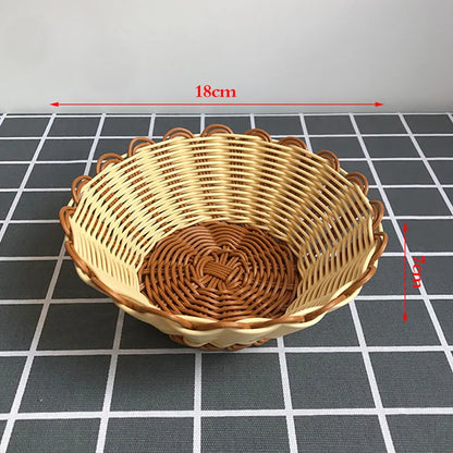 Solid Wood Round Dessert Plate – Japanese-Style Wooden Tray for Snacks, Dried Fruit & Tableware