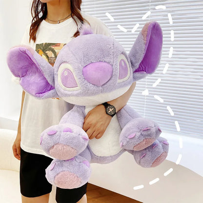 Disney Purple Stitch Plush Doll – Kawaii Baby Toy for Girls, Valentine's & Birthday Gift (25cm/30cm/45cm)
