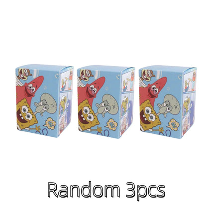SpongeBob Blind Box Figure - Bikini Bottom Sitting Fish Car Ornament & Cute Desktop Collectible Gift