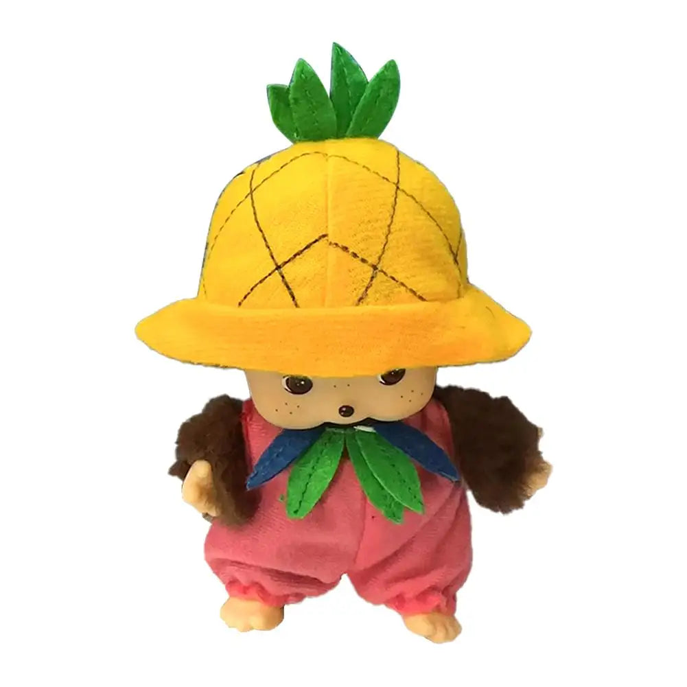 Fruit Adventure Strawberry Plush Doll – Cute PP Cotton Monchichi-Style Toy Bag Pendant Gift 15cm