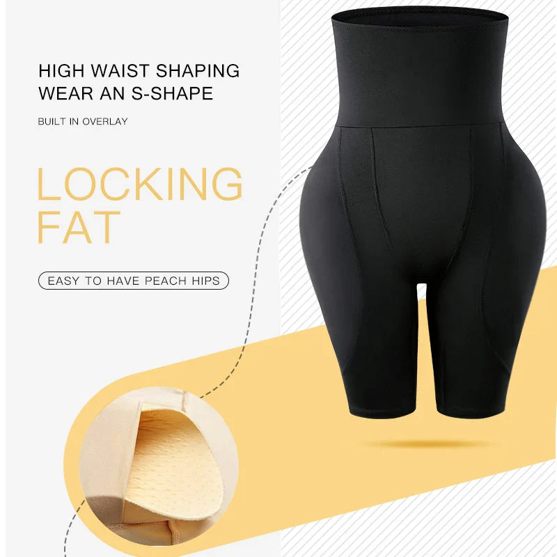 Women’s Butt Lifter Shapewear Shorts – Hip Enhancer Body Shaper with Waist & Belly Control