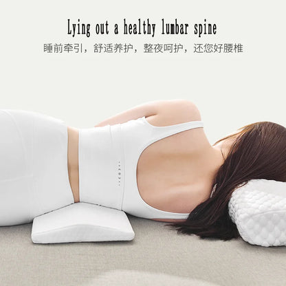 Memory Foam Lumbar Pillow for Pregnant Women — Orthopedic Triangle Waist & Back Support Cushion with Slow-Rebound Comfort and Pain Relief