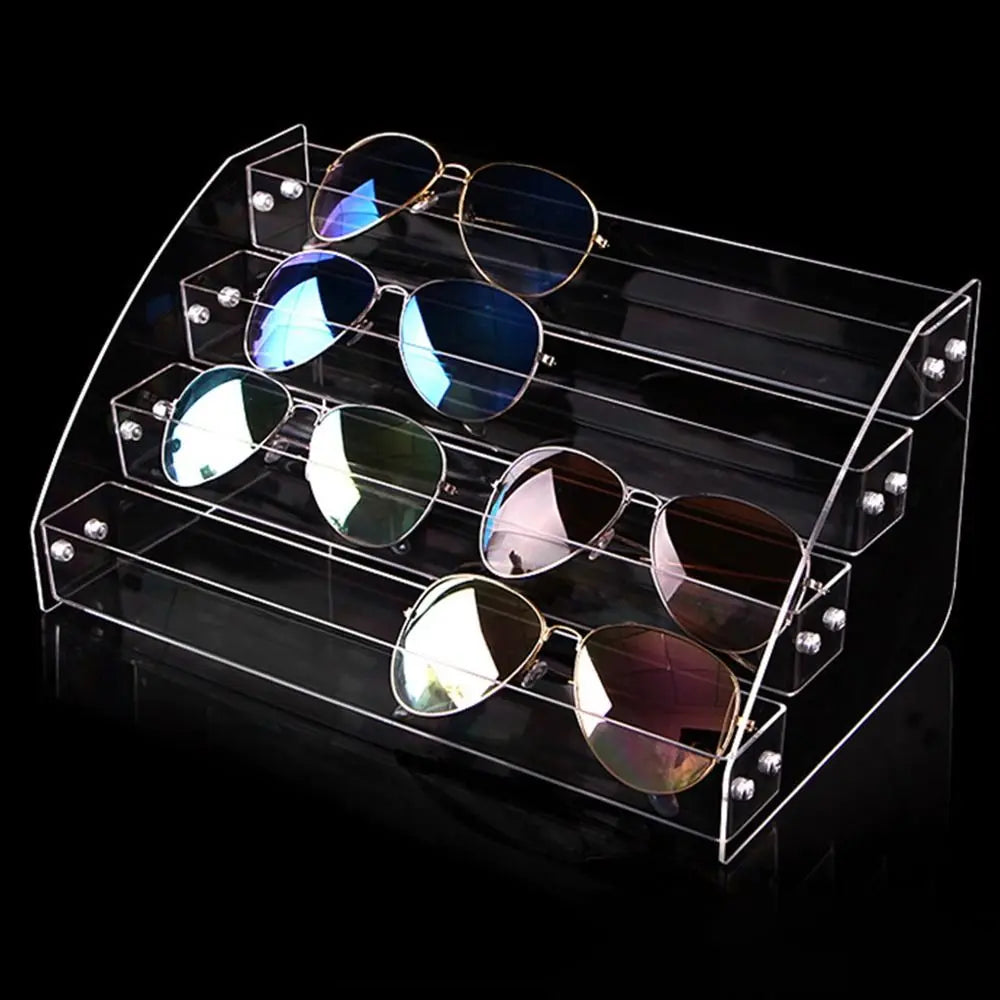Multi-Layer Acrylic Jewelry & Sunglass Organizer – Nail Polish & Eyeglass Display Stand