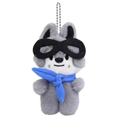 Kpop SKZOO Plush Keychain – Cute Dog Pendant Toy for Kids, Backpack Hanging, Birthday Gift