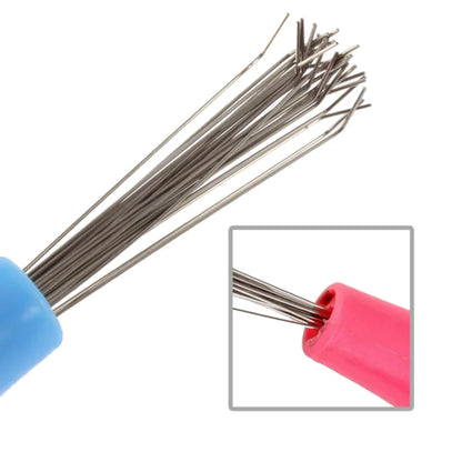 2PCS Hair Brush Cleaner - Plastic Handle Cleaning Brush for Embedded Comb and Beauty Tools