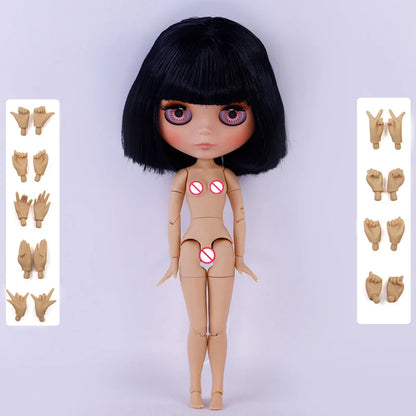 ICY DBS Blyth 1/6 Joint Doll – 30cm Tan Skin Matte Face BJD Girl Doll Toy Gift