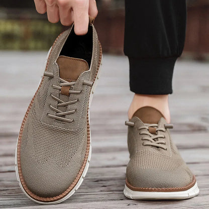 YRZL Men’s Casual Sports Shoes – Anti-Slip, Wear-Resistant, Breathable Cushioning with Color Blocking Design