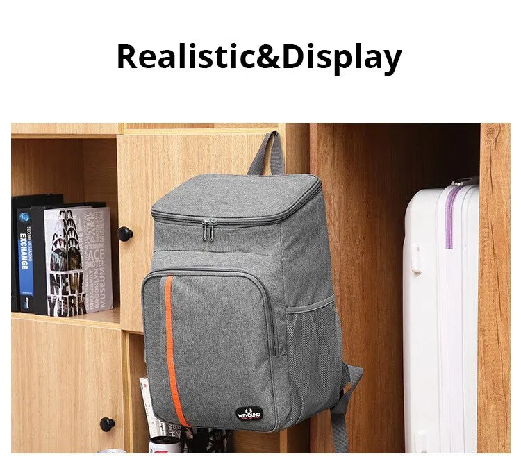 Multifunctional Shoulder Insulation Bag — Outdoor Picnic Cooler Backpack, Leak-Proof Ice Bag for Travel & Fresh-Keeping