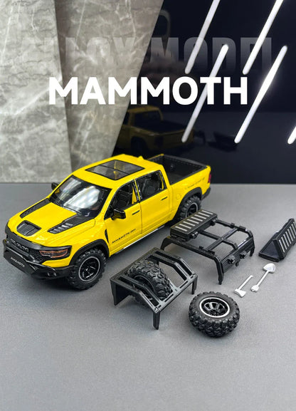 1:32 Dodge RAM 1000 TRX Mammoth Alloy Model Truck — Pull-Back with Sound & Light | Kids’ Collectible Birthday Gift